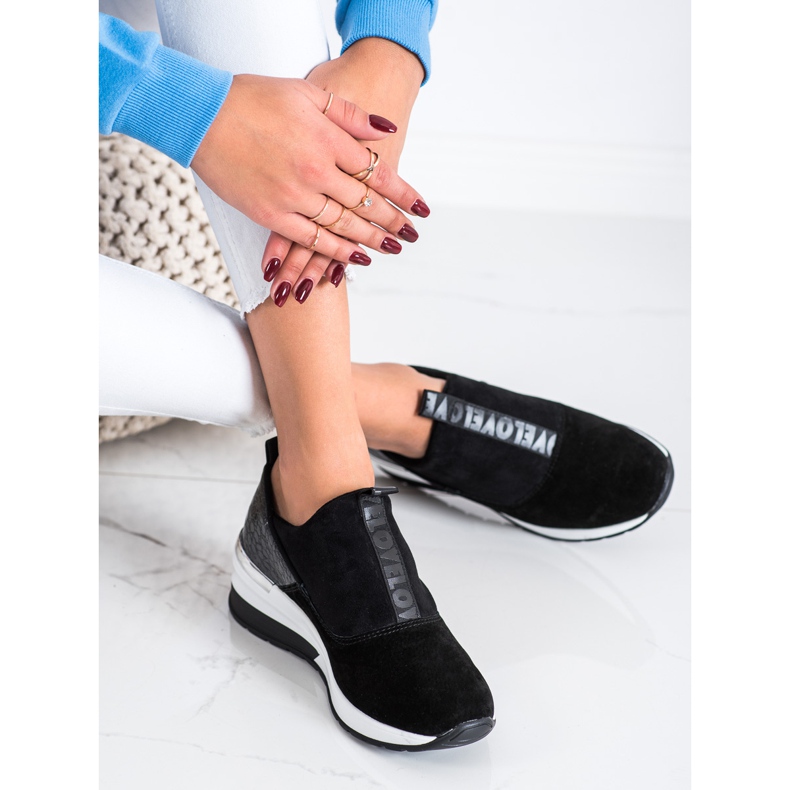 Filippo Csúszós bőr cipők fekete 2 Filippo Csúszós bőr cipők fekete 2