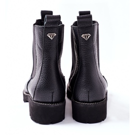 Fekete Chelsea csizma Fekete Nicole 2672 1