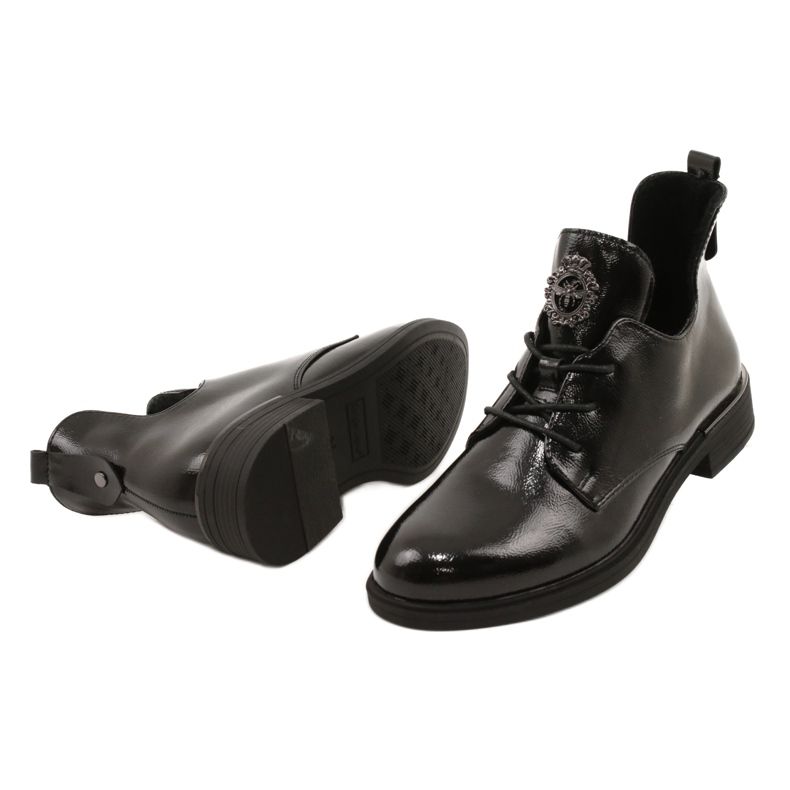 Szabadalmaztatott csizma Sergio Leone PB262 fekete 3