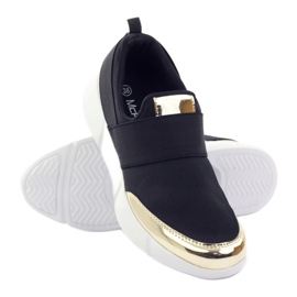 McKey Fekete arany sport softshell cipő sárga 3