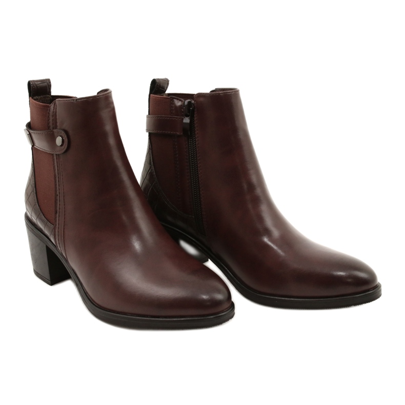 Klasszikus barna csizma Sergio Leone BT630 5