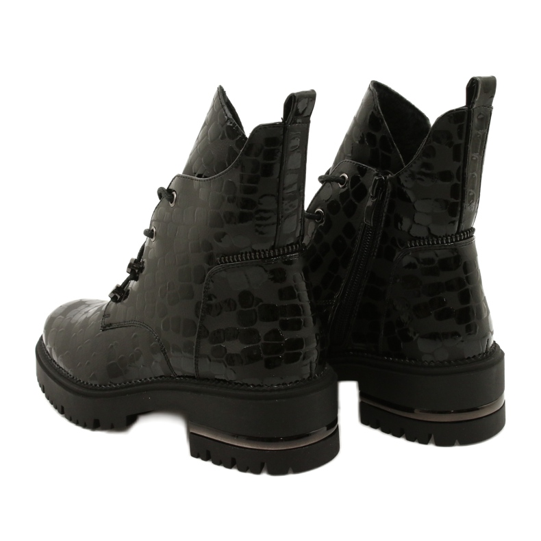 Stílusos Sergio Leone TR744 csizma fekete 3