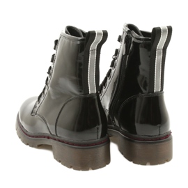 Női klasszikus csizma lakkozott csizma Evento 21BT35-4233 fekete 4