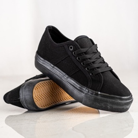 Bella Star Fekete cipők a platformon 1