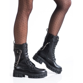 Seastar Magas munkavállalók lánccal fekete 2