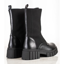 Seastar Fekete munkások zoknival 1