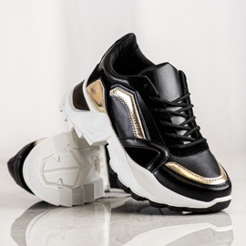 SHELOVET Stílusos cipők fekete 1