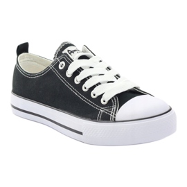 American Club Klasszikus fekete cipők Amerikai DSLN-01 cipők 1