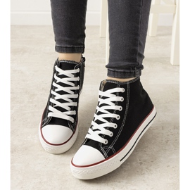 Fekete Mediana bokacipő 1