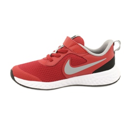 Nike Revolution 5 (PSV) Jr BQ5672-603 cipő fekete piros 1