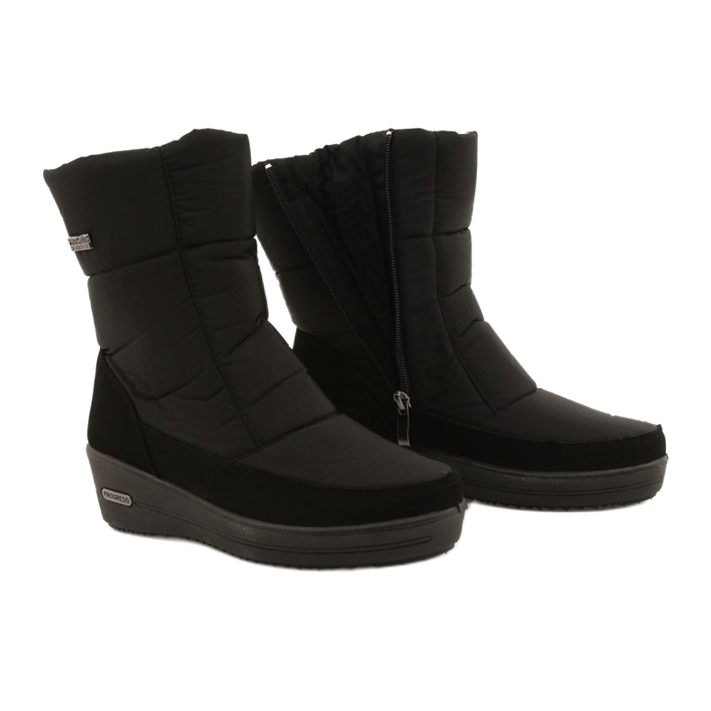 Progress Női könnyű hócsizma a prémes progj-22-126 fekete 4