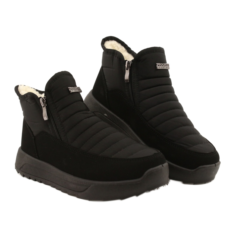 Progress Női csizma a progs-progj-21-21 fekete csizmán 5