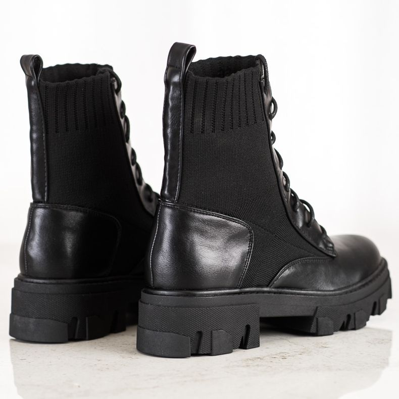 Seastar Felcsúszott dolgozók zoknival fekete 1