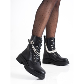 Bestelle Divatos munkások lánccal fekete 1