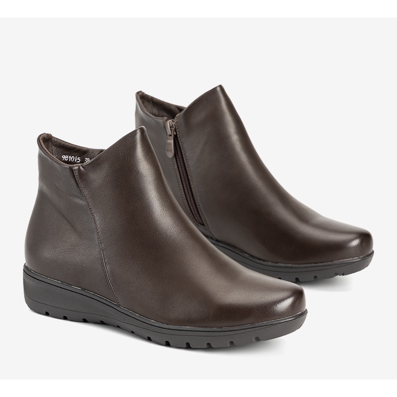 Garrido barna sima lapos csizma 1