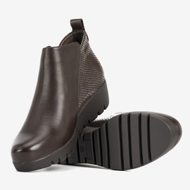 Barna csizma finom ék Enrica 1 Barna csizma finom ék Enrica 1