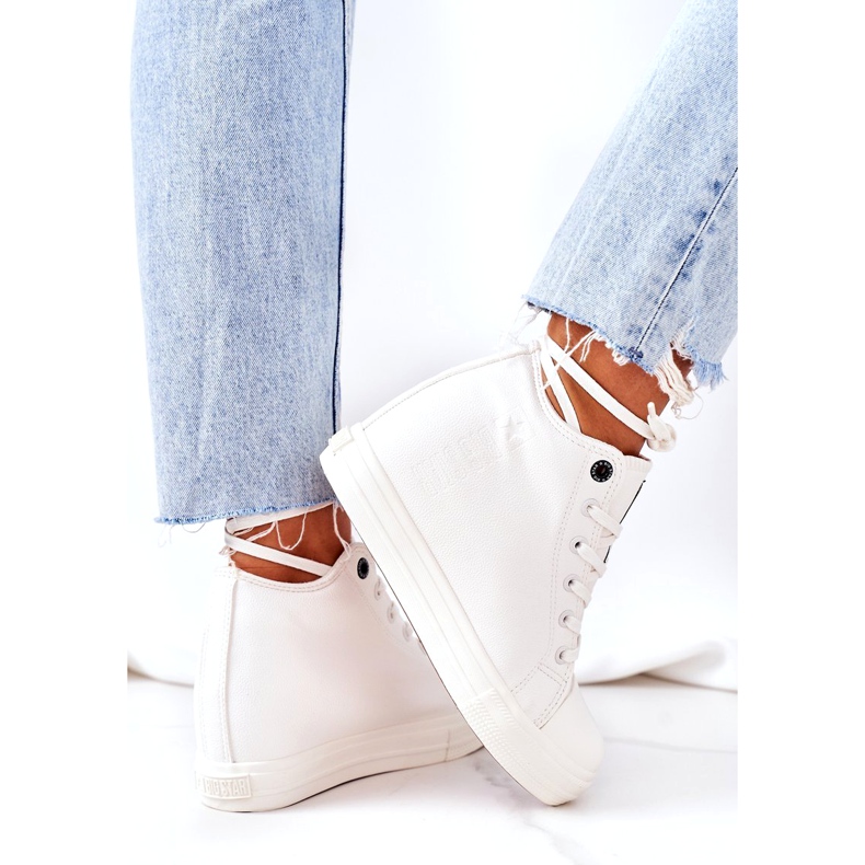 Bőr cipők Big Star EE274128 Fehér 4