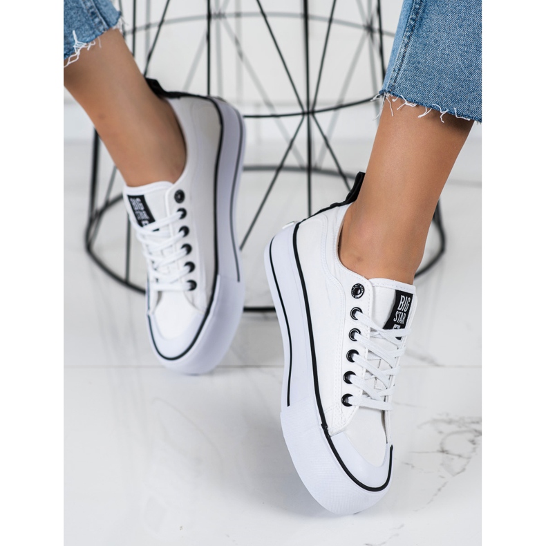 Női cipők Big Star II274021 fehér 1