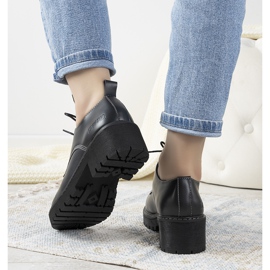 Big Star, fekete Methena női cipő 1