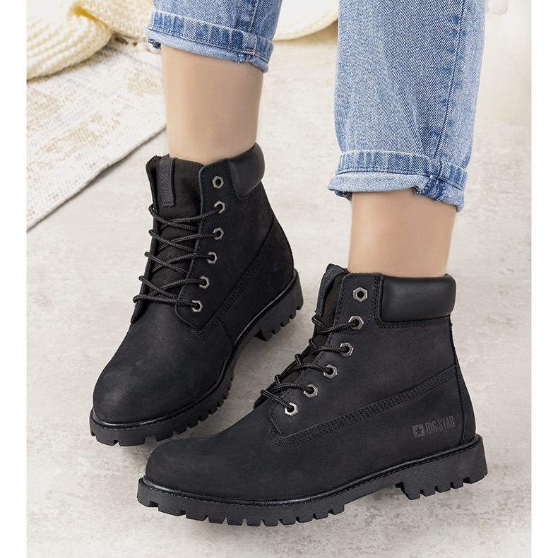 Fekete Big Star Amitee női túracipő 1