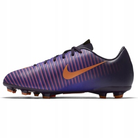 Nike Mercurial Vapor Xi Fg Jr 831945-585 futballcipő rózsák és lilák 2