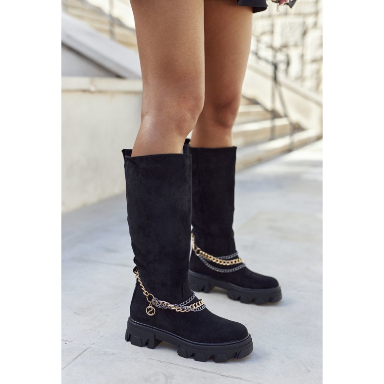 PS1 Női magas csizma Black Lagoon fekete 2 PS1 Női magas csizma Black Lagoon fekete 2