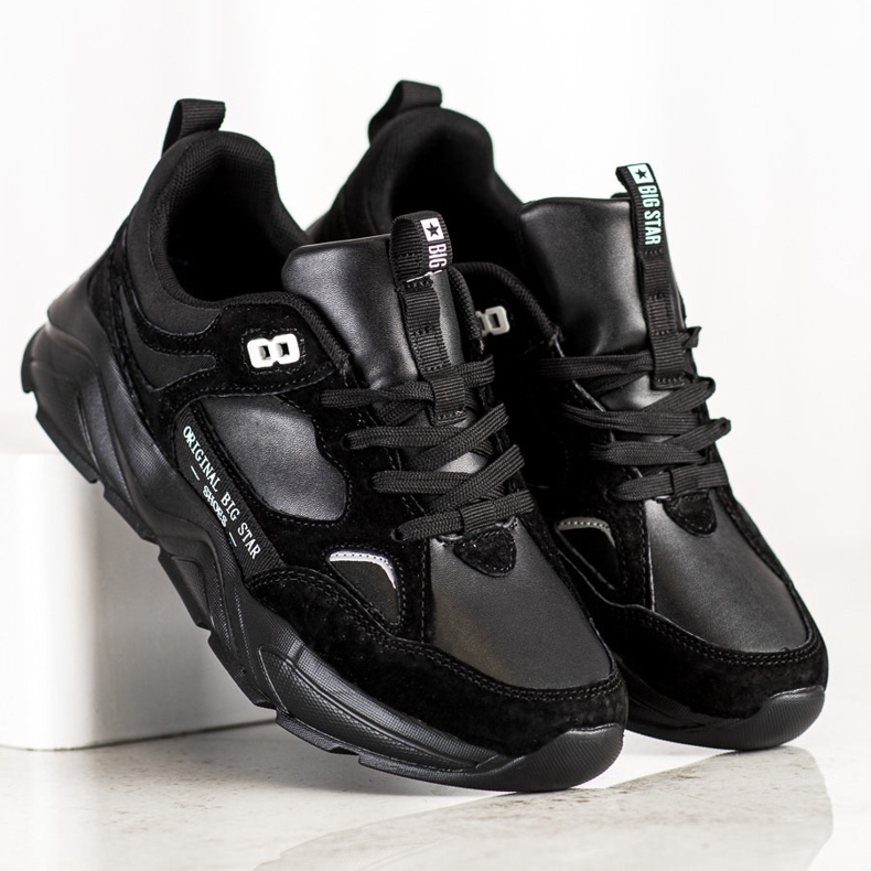 Női cipők Big Star GG274654 fekete 1