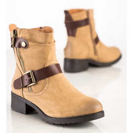 Sabatina Barna öko bőr munkáscsizma 1