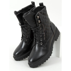 Fekete steppelt munkások XJ-65 Fekete 1