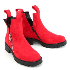 Piros kivágású csizma SP150 Red 1