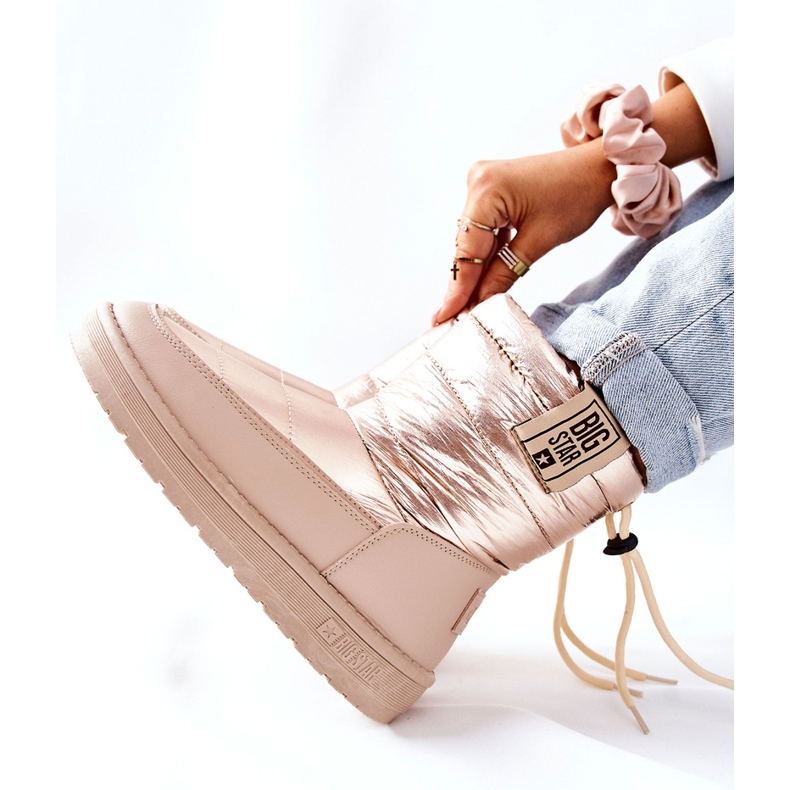 Női hócsizma Big Star II274121 Bézs 2