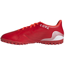 Adidas Copa Sense.4 Tf M FY6179 futballcipő piros narancs és vörös 1