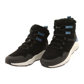 Suede Sports Snow Boots női Big Star II274261 fekete 2