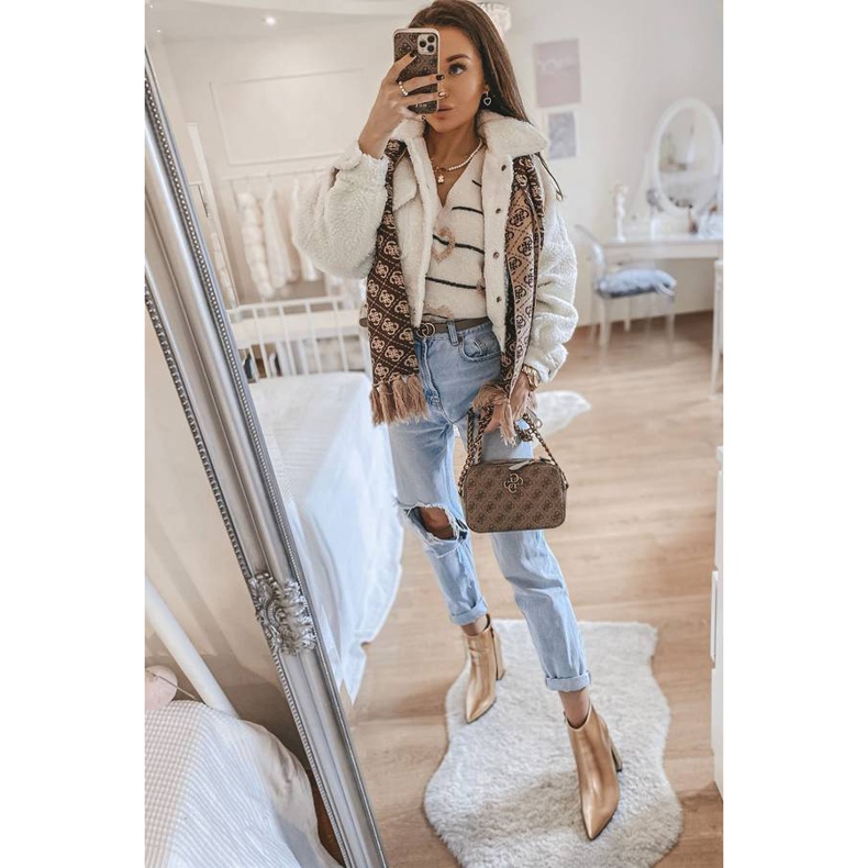 Arany bokacsizma a Stomp oszlopon aranysárga 1