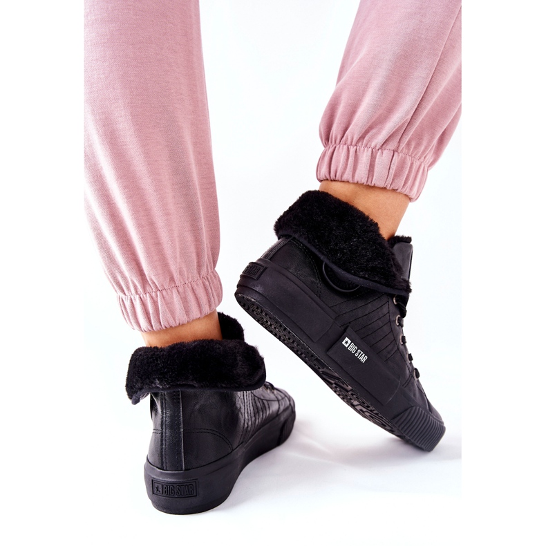 Női cipők Big Star II274155 Fekete szigetelésű 2