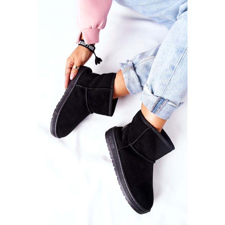 Női bőr hócsizma Big Star II274440 Fekete 1