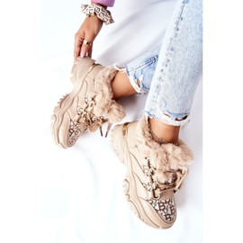 PM1 Női meleg sportcipő Khaki Heart Beats 1