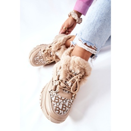 PM1 Női meleg sportcipő Khaki Heart Beats 2