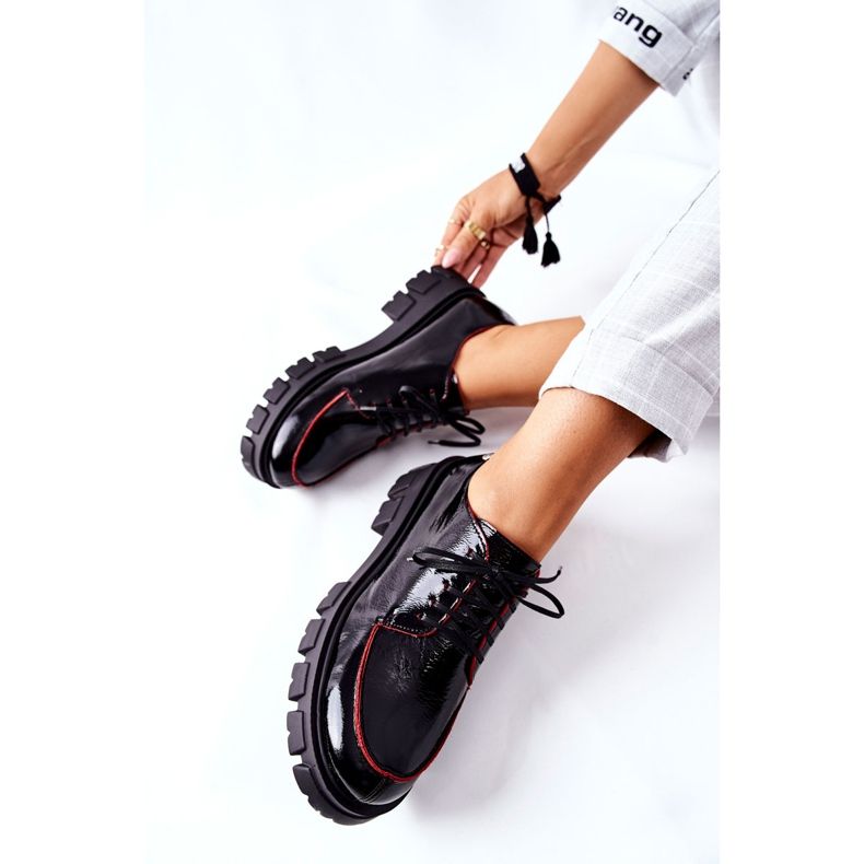 Női bőrcipő Maciejka Black 5074A-01 fekete 2