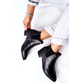 PG1 Női csizma Jodhpur csizma Fekete Barretos 2