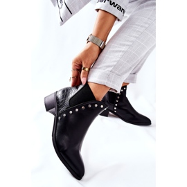 PG1 Női csizma Jodhpur csizma Fekete Barretos 1