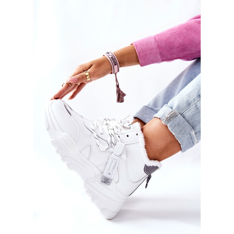 Női hócsizma meleg fehér Kaphia 2