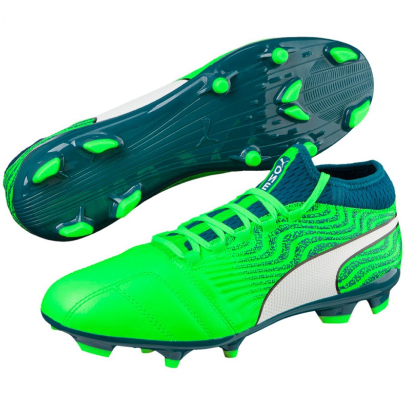 Futballcipő Puma One 18.3 Fg M 104538 04 sokszínű zöld 2