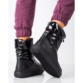 S. BARSKI Czarne Śniegowce S.BARSKI fekete 1