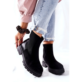 PE1 Meleg csizma Fekete Prestons Jodhpur csizma 1