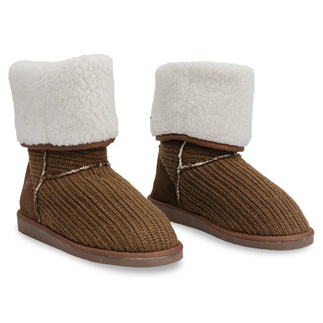 Meleg eszkimó csizma 7715 Camel barna 2