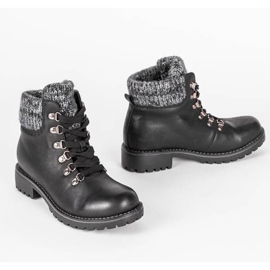 Fekete táskák szőtt Ally betéttel 1