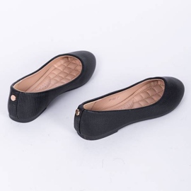 Fekete domború Lili balerinák 1