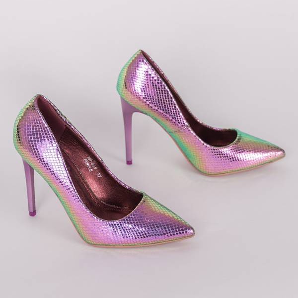 Nadia világos lila magassarkú 1