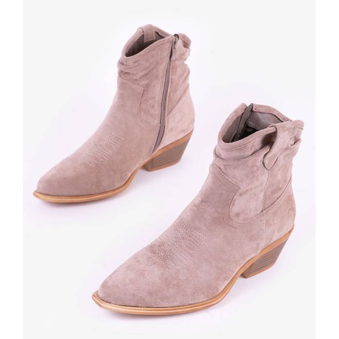 Szürke-barna cowboy csizma a Bowi Bowi poszton 1